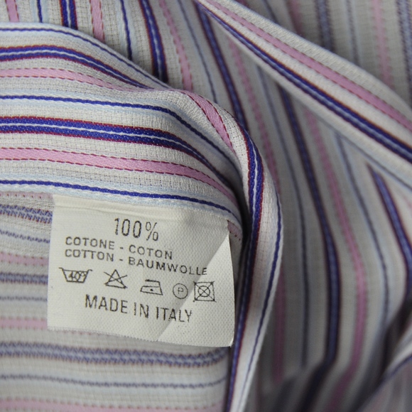 ETRO Men's Pinstripe Sport Shirt 42 EU / 16.5 US - Picture 6 of 7